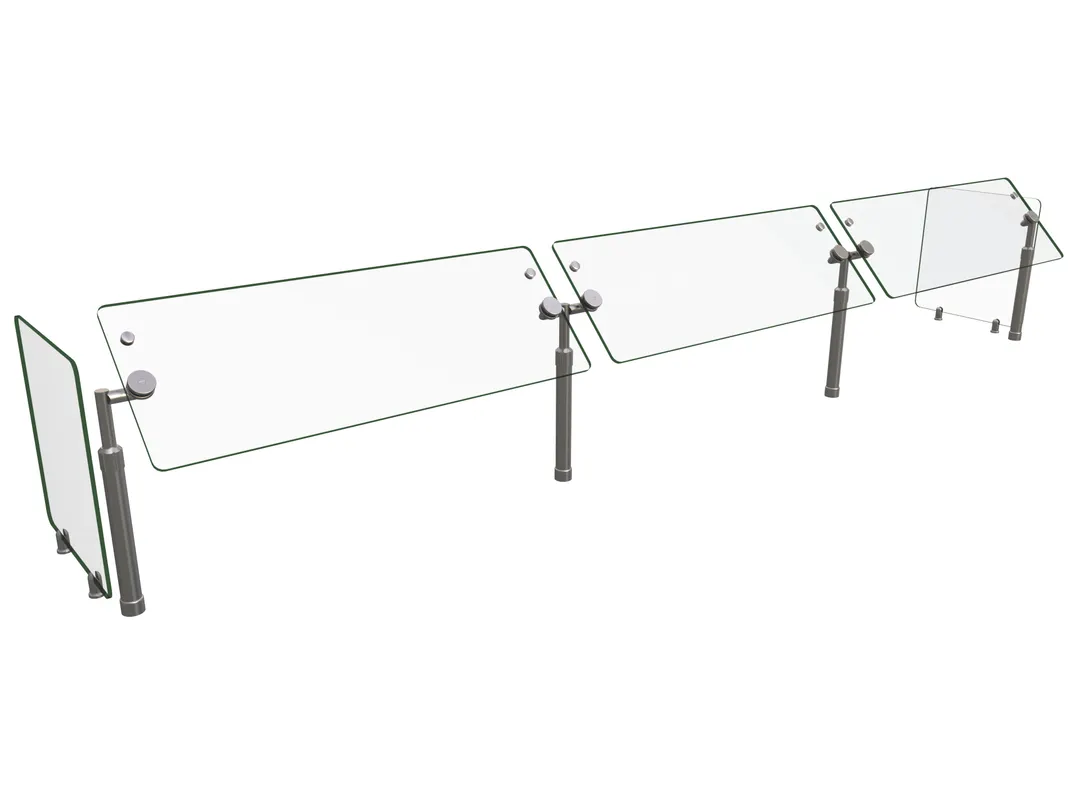Hatco B950-120 Flav-R-Shield™ B950 Food Shield, Adjustable Self-Service