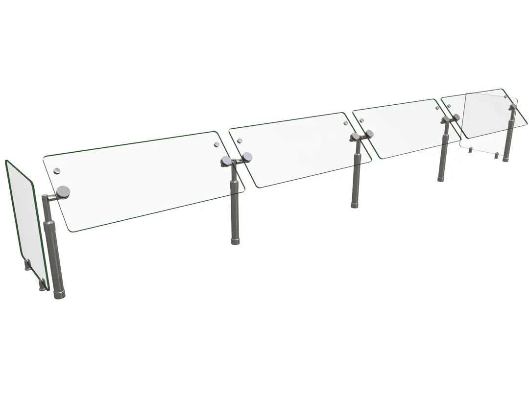 Hatco B950-132 Flav-R-Shield™ B950 Food Shield, Adjustable Self-Service