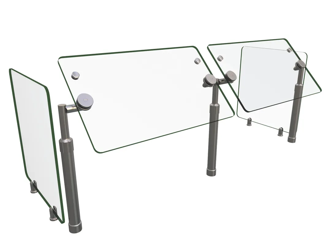 Hatco B950-48 Flav-R-Shield™ B950 Food Shield, Adjustable Self-Service