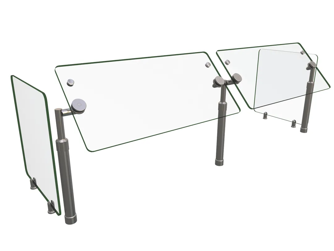 Hatco B950-60 Flav-R-Shield™ B950 Food Shield, Adjustable Self-Service