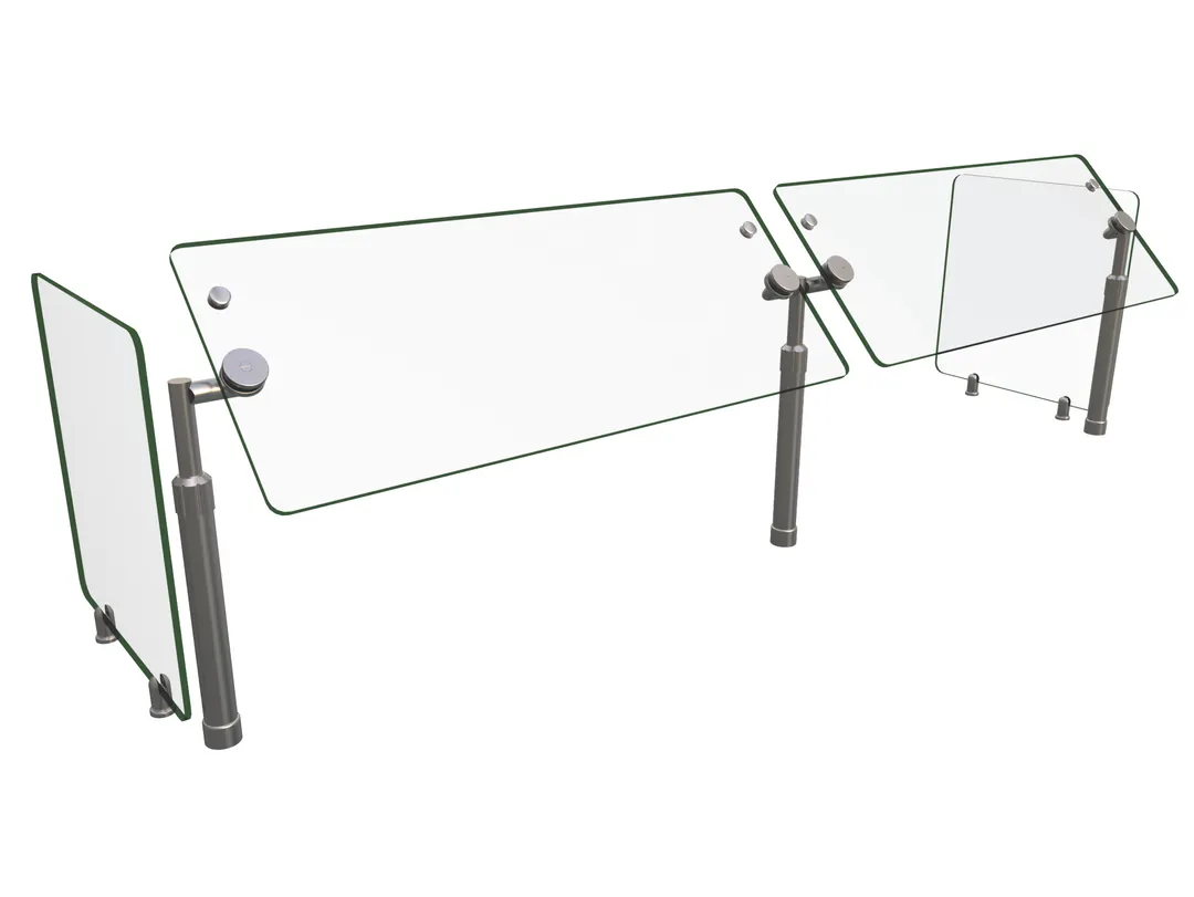 Hatco B950-72 Flav-R-Shield™ B950 Food Shield, Adjustable Self-Service