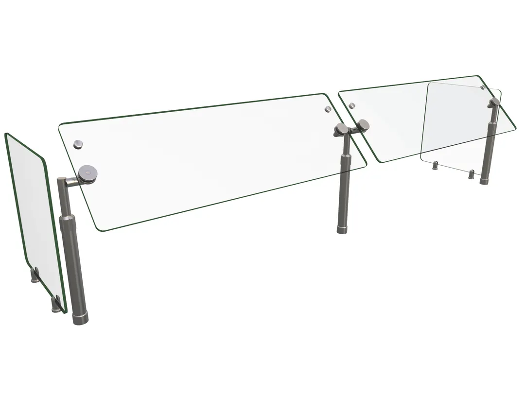 Hatco B950-84 Flav-R-Shield™ B950 Food Shield, Adjustable Self-Service