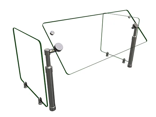 Hatco B950SWIVEL-36 Flav-R-Shield™ B950Swivel Food Shield