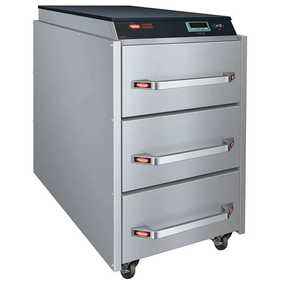 Hatco CDW-3N Drawer Warmer, Narrow Three Drawer, Free Standing
