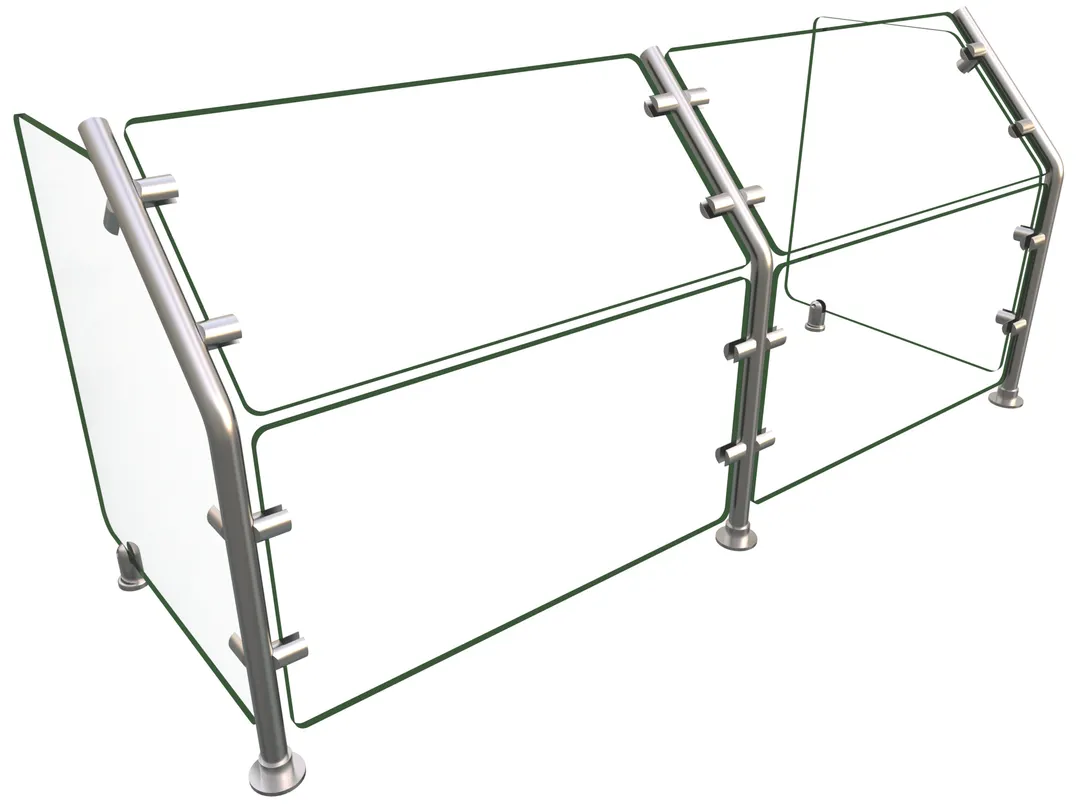 Hatco EP36-48 Flav-R-Shield™ Ep36 Food Shield, Full Service, 48"W X 18"D X 22"H