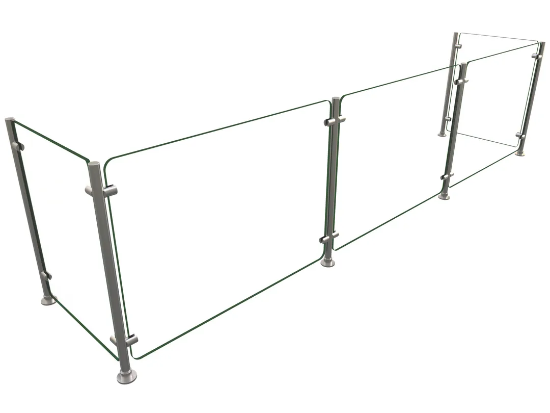 Hatco EP5-96 Flav-R-Shield™ Ep5 Food Shield, Full Service, 96"W X 18"D X 25"H