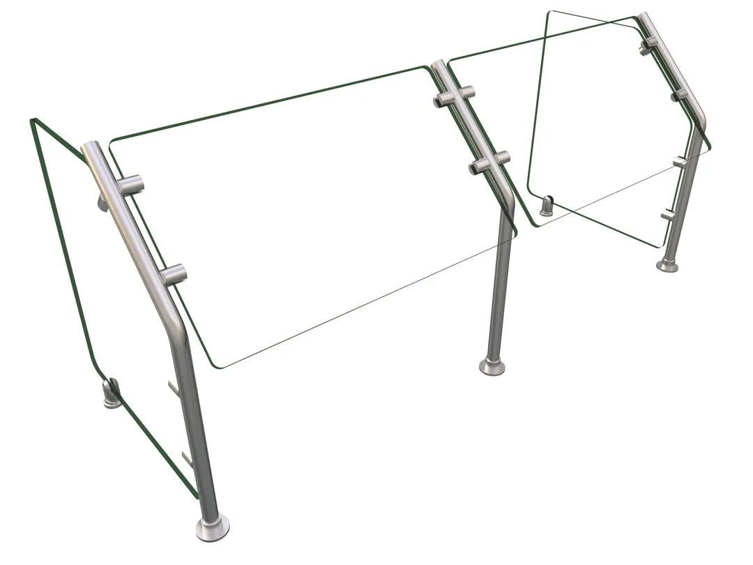 Hatco ES31-48 Flav-R-Shield™ Es31 Food Shield, Self Service, 48"W X 18"D X 22"H
