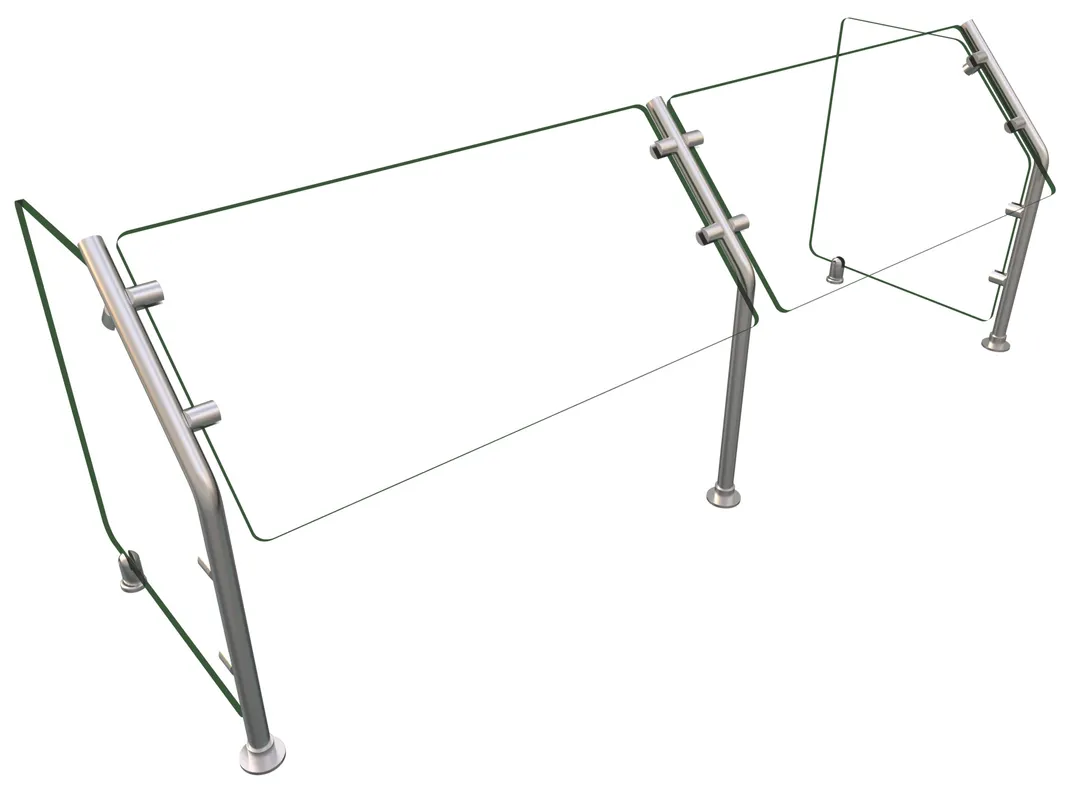 Hatco ES31-60 Flav-R-Shield™ Es31 Food Shield, Self Service, 60"W X 18"D X 22"H