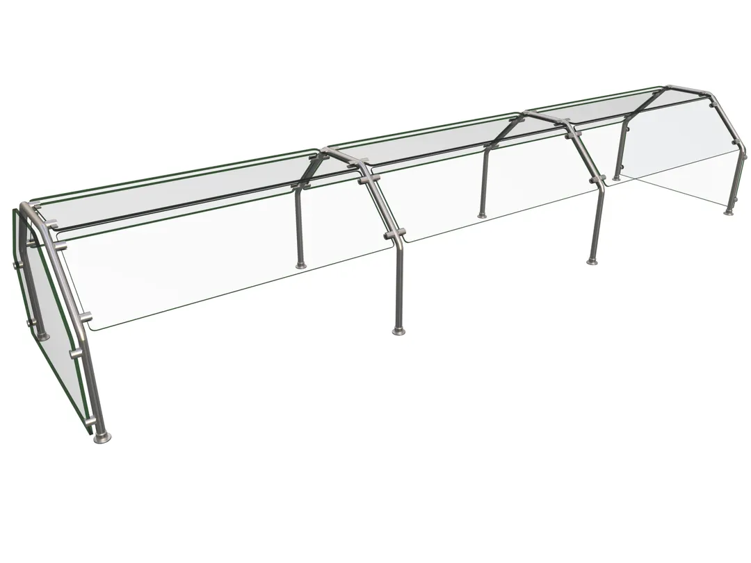 Hatco ES82-120 Flav-R-Shield™ Es82 Food Shield, Double-Sided Self-Service