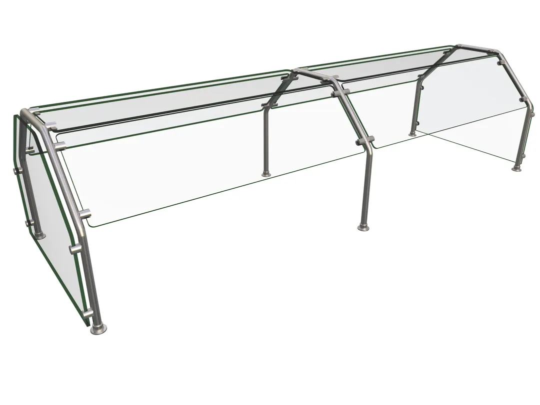 Hatco ES82-84 Flav-R-Shield™ Es82 Food Shield, Double-Sided Self-Service