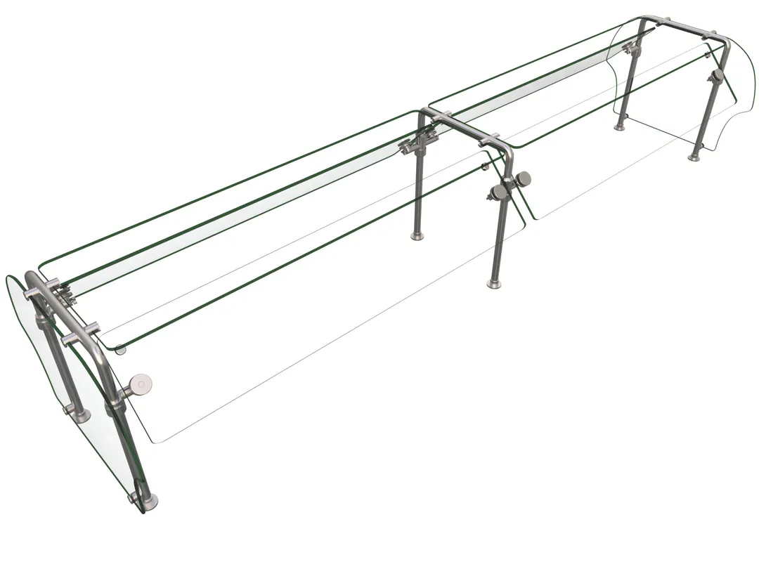 Hatco ES92-108 Flav-R-Shield™ Es92 Food Shield, Double-Sided Self-Service