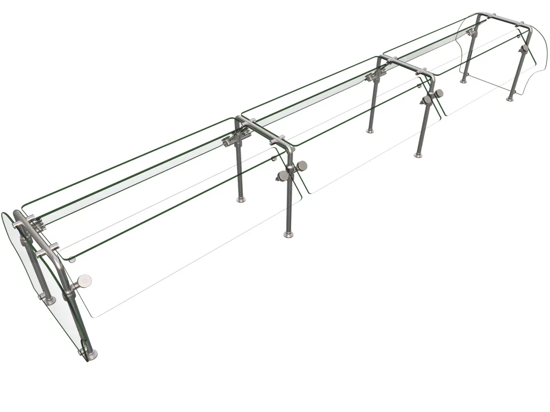 Hatco ES92-132 Flav-R-Shield™ Es92 Food Shield, Double-Sided Self-Service