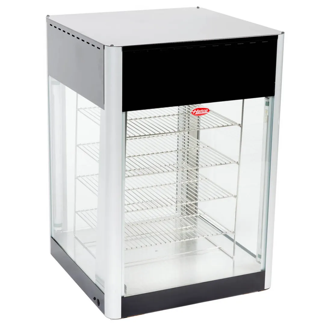 Hatco FDWD-1X-120-QS 19" Countertop Hot Food Display Case, Pizza Merchandiser w/ 4 Levels
