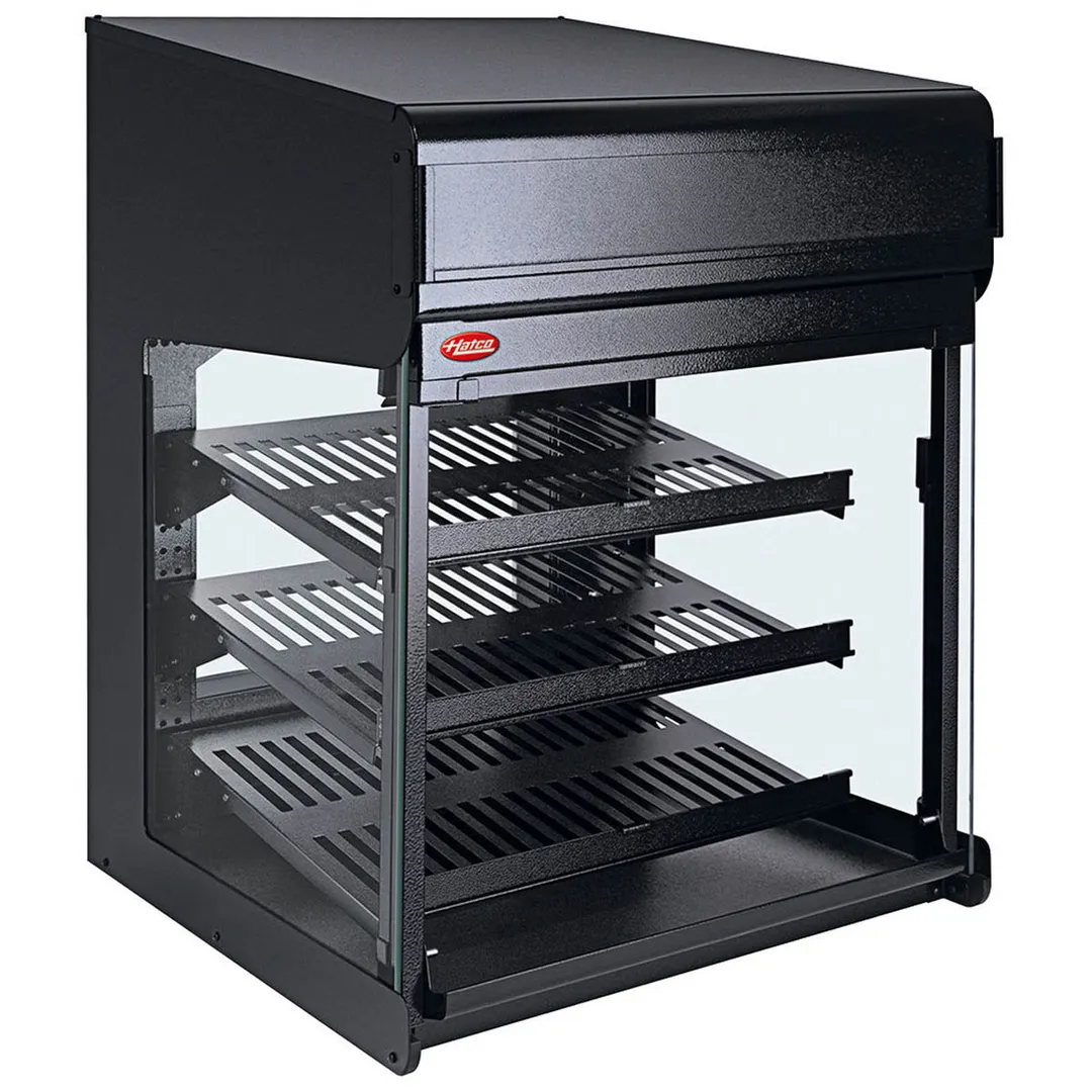 Hatco FS3HAC-2426 24" Countertop Hot Food Display Case, Self-Service, 3 Adjustable Shelves