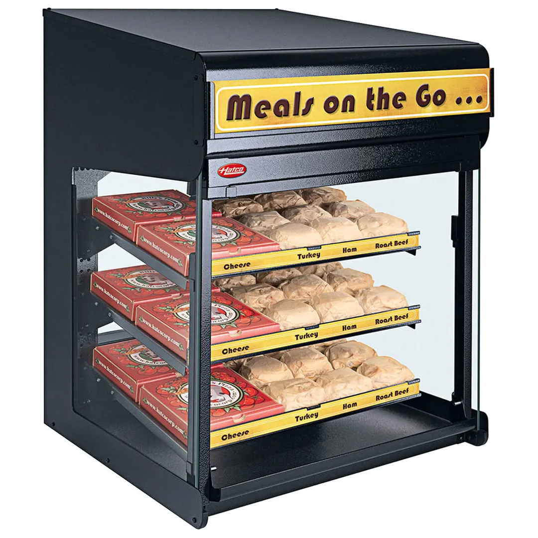 Hatco FS3HAC-2426 24" Countertop Hot Food Display Case, Self-Service, 3 Adjustable Shelves