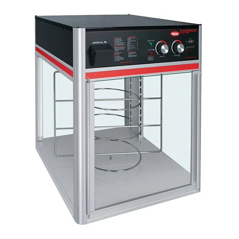 Hatco FSD-2 22" Full Service Countertop Flav-R-Savor® Holding & Display Cabinet, 3 Shelves