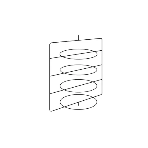 Hatco FSDT5TCR (5) Tier Circle Rack with Pizza Pan Retainers