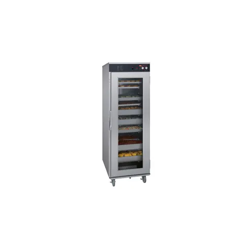 Hatco FSHC-17W1 "Full Height" 1-Door Clear Heated Holding Cabinet, 17-Pan Capacity, Stainless Steel