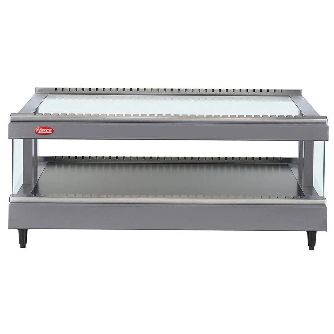 Hatco GR3SDS-27 Glo-Ray® Designer Slant Display Warmer, (10) Rods, Countertop