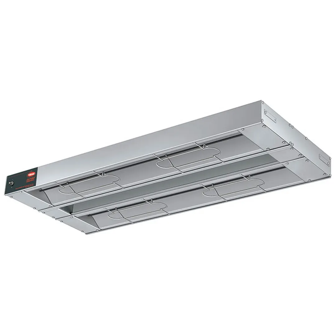 Hatco GRA-18D3 18" Glo-Ray Dual Infrared Strip Heater w/ 3" Spacing, Toggle Controls, 500W