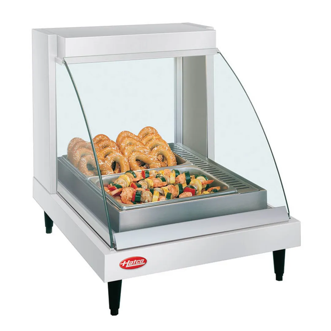 Hatco GRCD-1P 20" Full Service Countertop Glo-Ray® Designer Heated Display Case