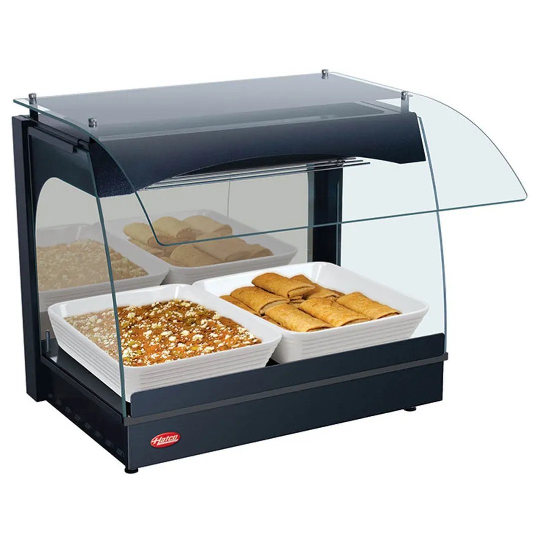 Hatco GRCMW-1 22" Self-Service Countertop Glo-Ray™ Curved Merchandising Warmer
