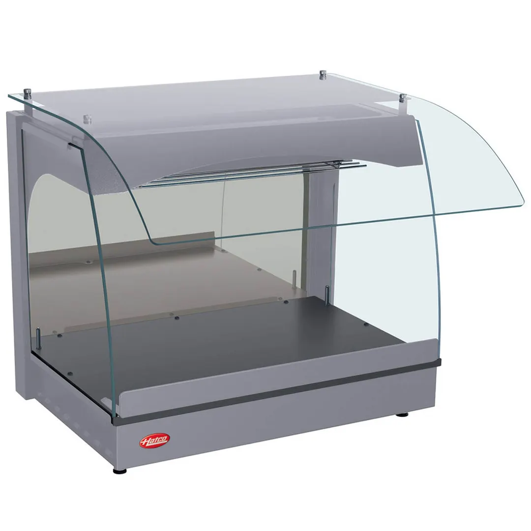 Hatco GRCMW-1 22" Self-Service Countertop Glo-Ray™ Curved Merchandising Warmer