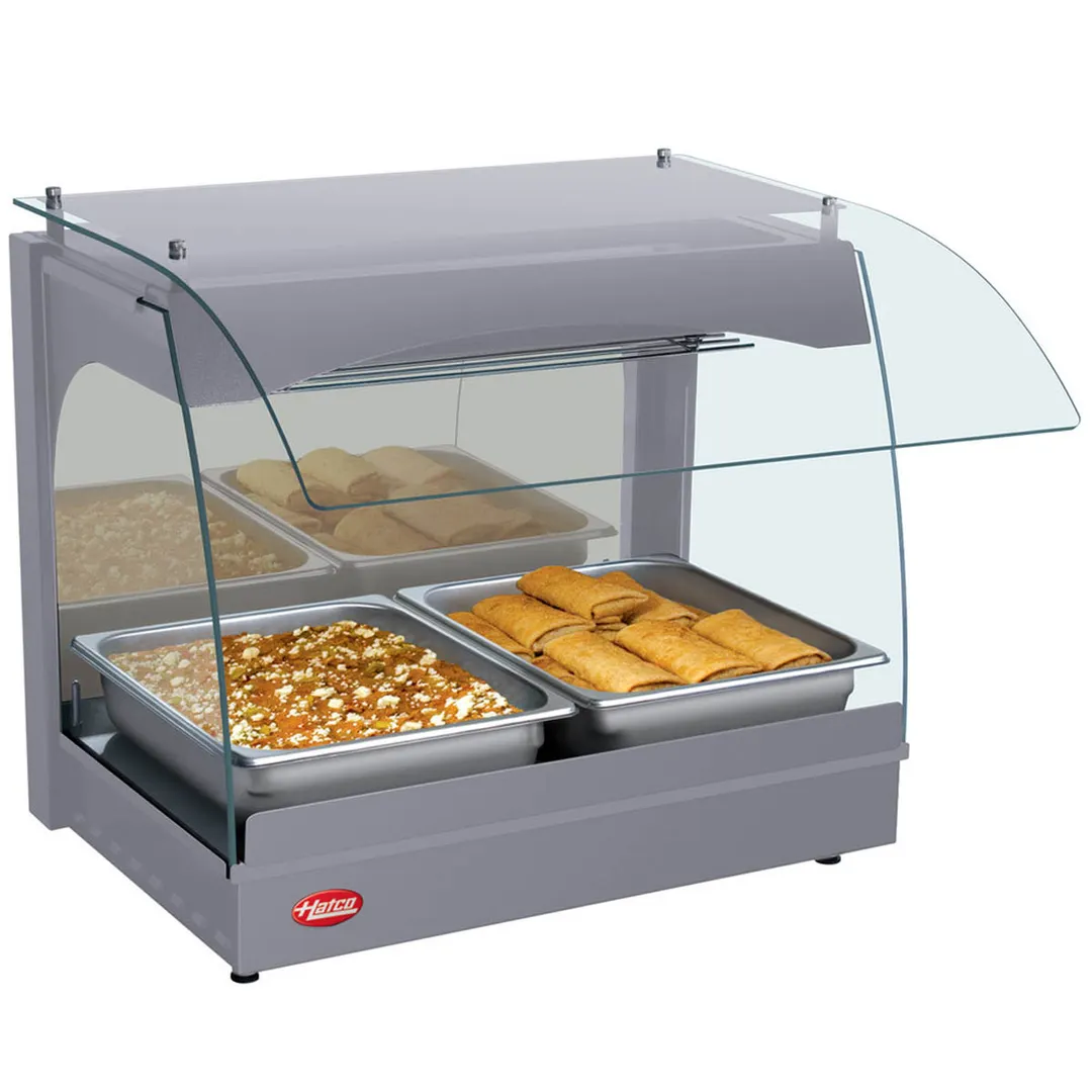 Hatco GRCMW-1 22" Self-Service Countertop Glo-Ray™ Curved Merchandising Warmer