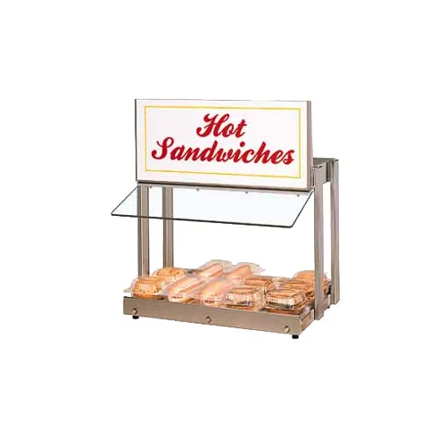 Hatco GRHW-1SG Glo-Ray Display Warmer, Countertop Unit with Heated Base