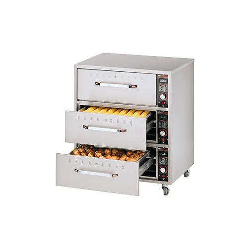 Hatco HDW-3N Warming Drawer Unit, Free Standing, Narrow, Three Drawers