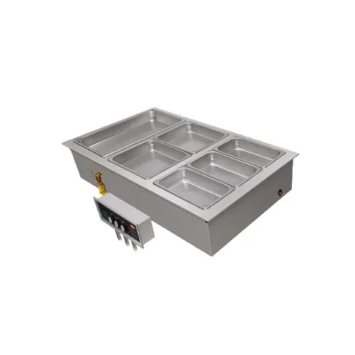 Hatco HWBI-3DA Drop-In Modular/Ganged Heated Well, with Drains & Auto-Fill
