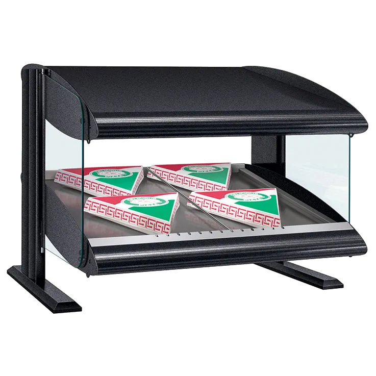 Hatco HXMS-30 Slant Heated Merchandiser with Led Lighting Warmer, 30" W