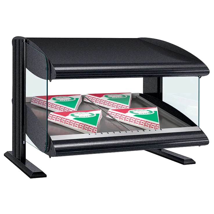 Hatco HXMS-60 Slant Heated Merchandiser with Led Lighting Warmer, 60" W
