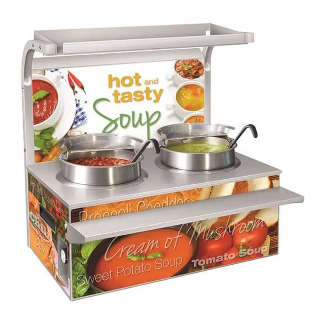 Hatco SW2-7QT Soup Warmer, Countertop, (2) 7 Qt. Insulated Wells