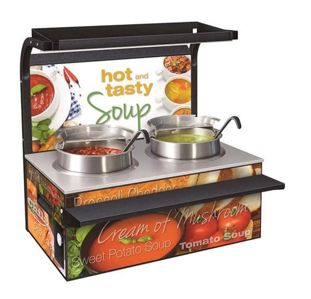 Hatco SW2-7QT Soup Warmer, Countertop, (2) 7 Qt. Insulated Wells