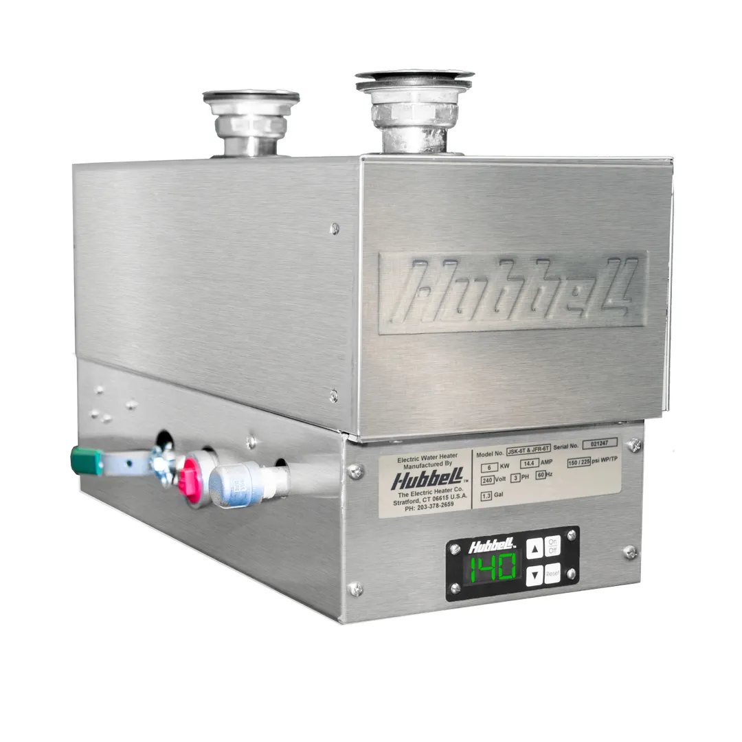 Hubbell JSK-9 Sanitizing Sink Heater, Electric, 9.0Kw, Undersink Design