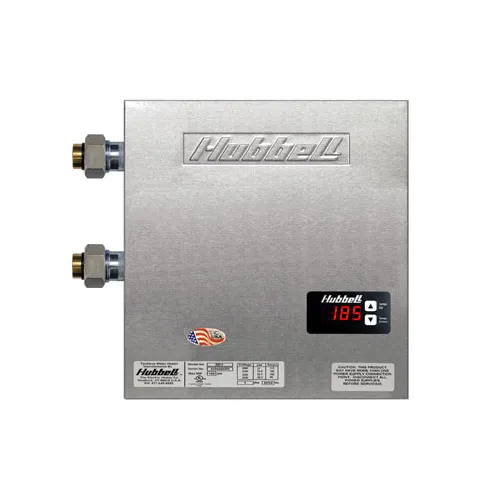 Hubbell JTX027-3T4 Tankless Booster Heater, Electric, Wall Mount, 27.0Kw