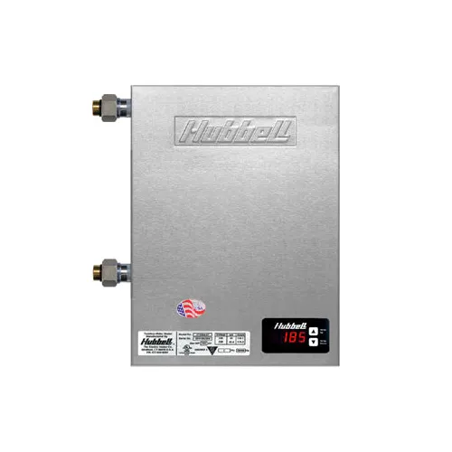Hubbell JTX033-6S Tankless Booster Heater, Electric, Wall Mount, 33.0Kw