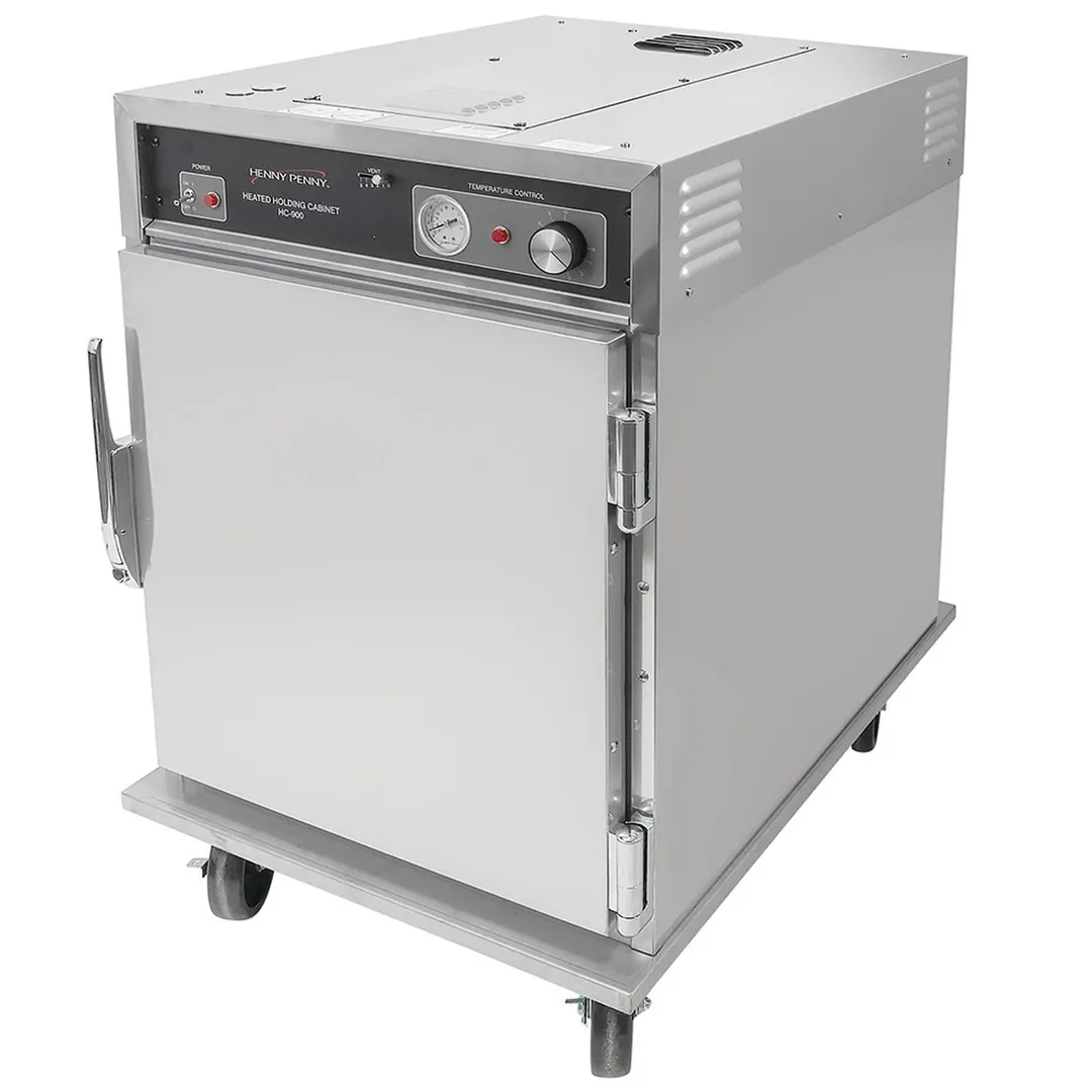 Henny Penny HHC903.17 Half-Size Heated Holding Cabinet, Electro-Mechanical Controls, 5 Shelf Runners