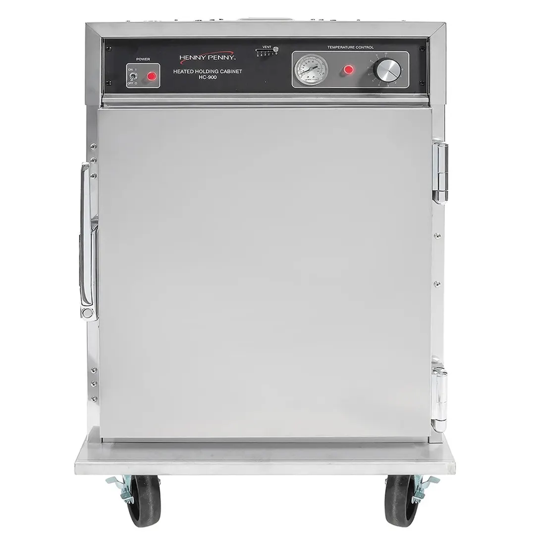Henny Penny HHC903.17 Half-Size Heated Holding Cabinet, Electro-Mechanical Controls, 5 Shelf Runners