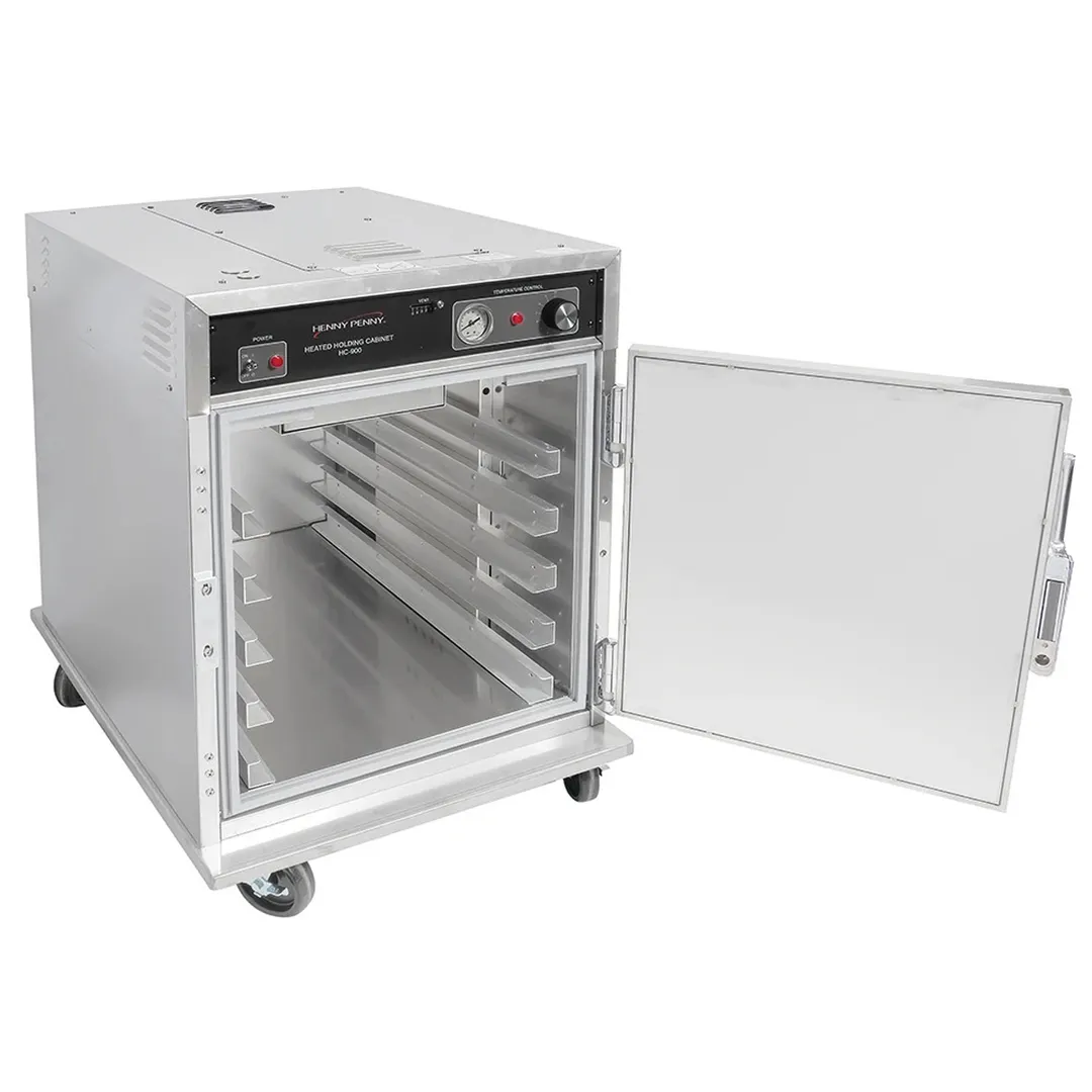 Henny Penny HHC903.17 Half-Size Heated Holding Cabinet, Electro-Mechanical Controls, 5 Shelf Runners
