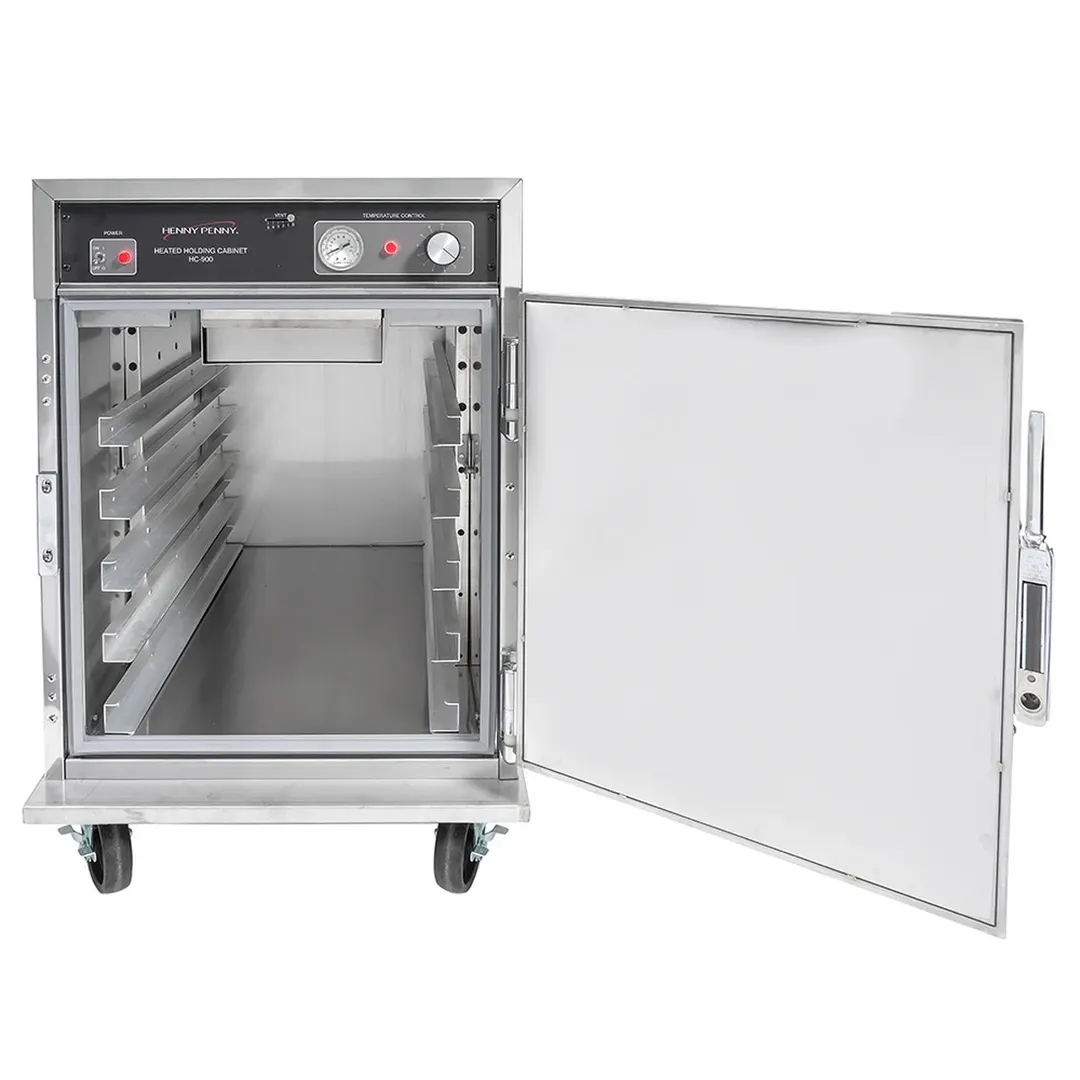 Henny Penny HHC903.17 Half-Size Heated Holding Cabinet, Electro-Mechanical Controls, 5 Shelf Runners