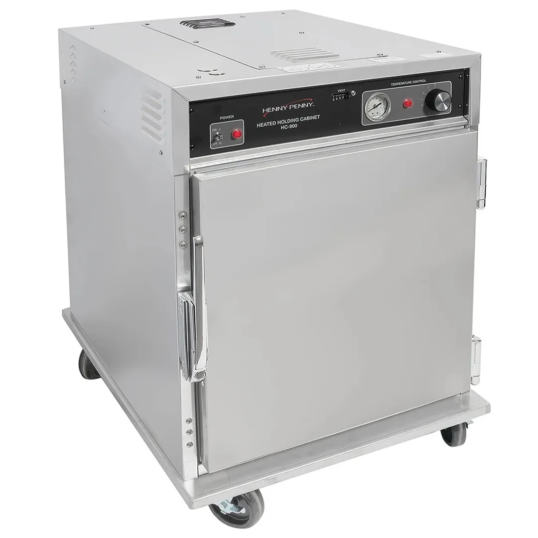 Henny Penny HHC903.17 Half-Size Heated Holding Cabinet, Electro-Mechanical Controls, 5 Shelf Runners