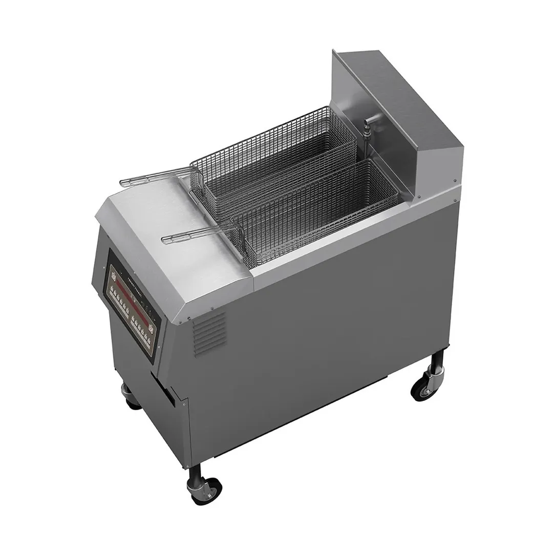 Henny Penny OFE321.03 Full Pot Floor Model Electric Fryer w/ 1 Rectangular Fry Pot, 65-lbs. Fat