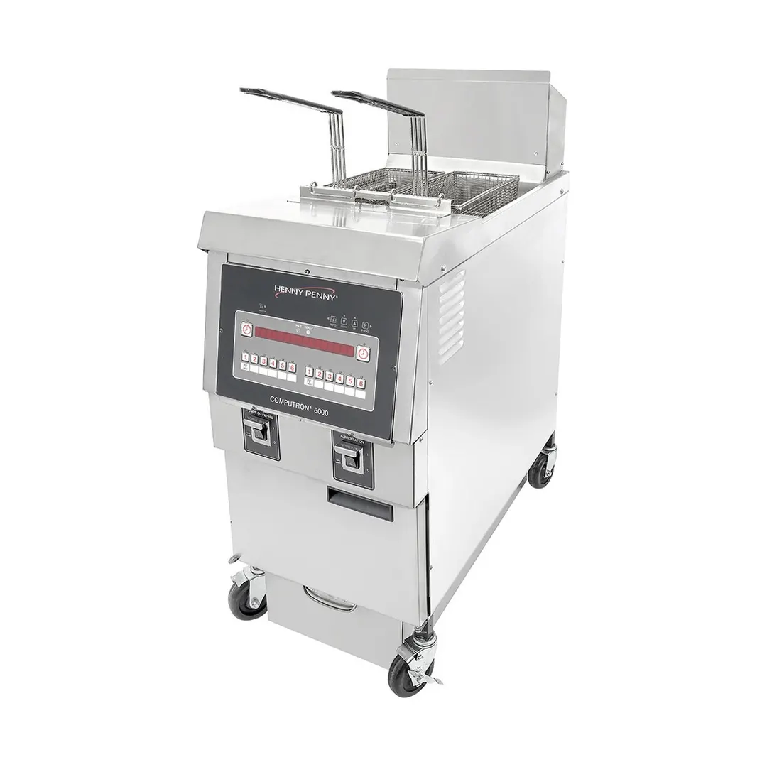 Henny Penny OFG321.01 17" Floor Model Gas Fryer, Natural Gas, 65 lb.