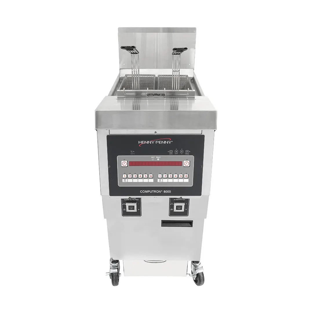 Henny Penny OFG321.01 17" Floor Model Gas Fryer, Natural Gas, 65 lb.