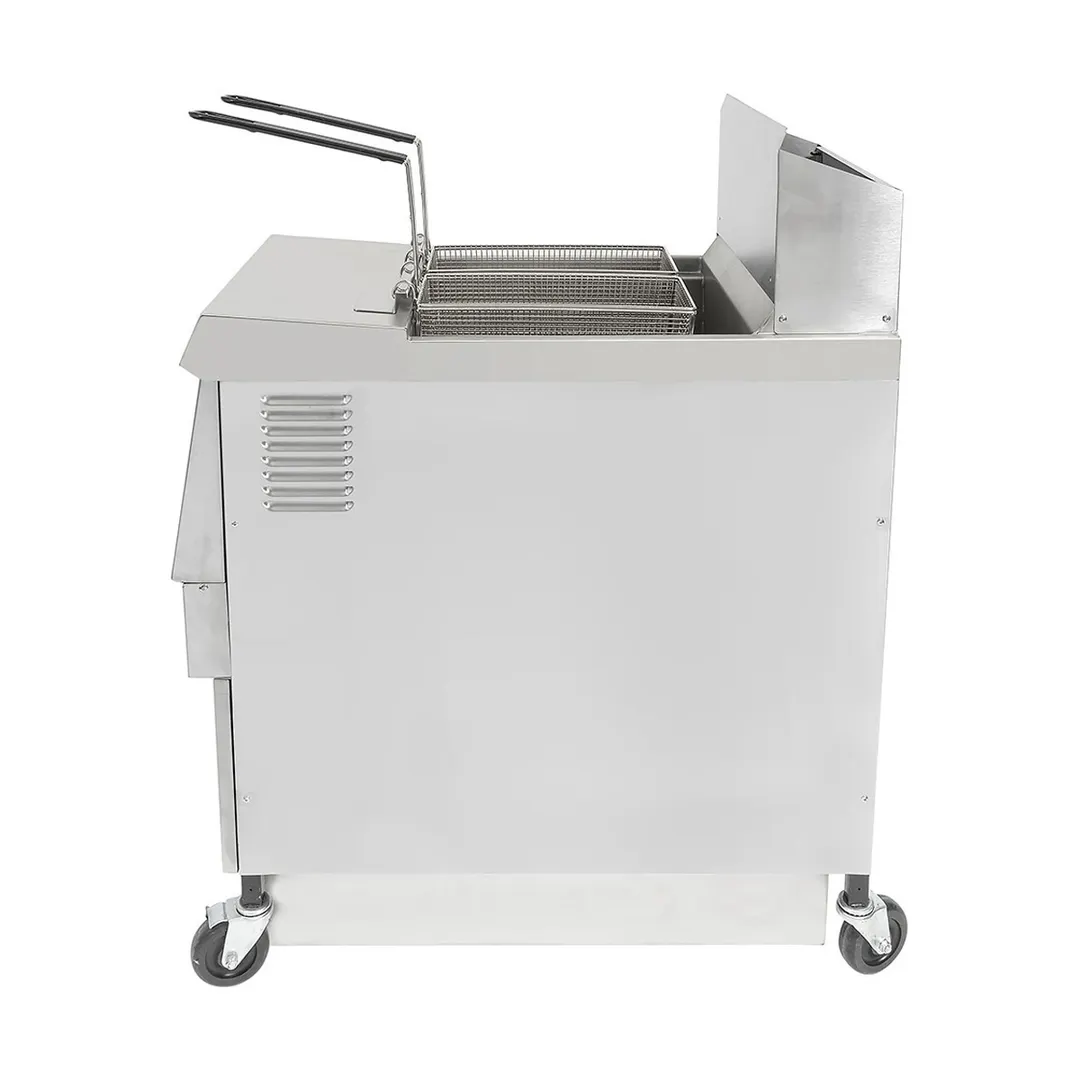 Henny Penny OFG321.01 17" Floor Model Gas Fryer, Natural Gas, 65 lb.