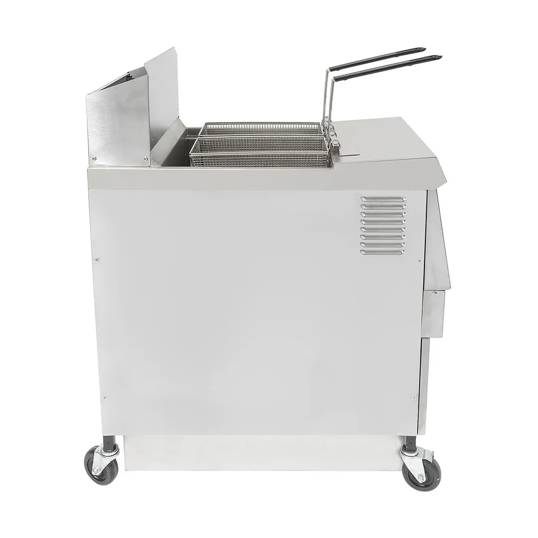 Henny Penny OFG321.01 17" Floor Model Gas Fryer, Natural Gas, 65 lb.