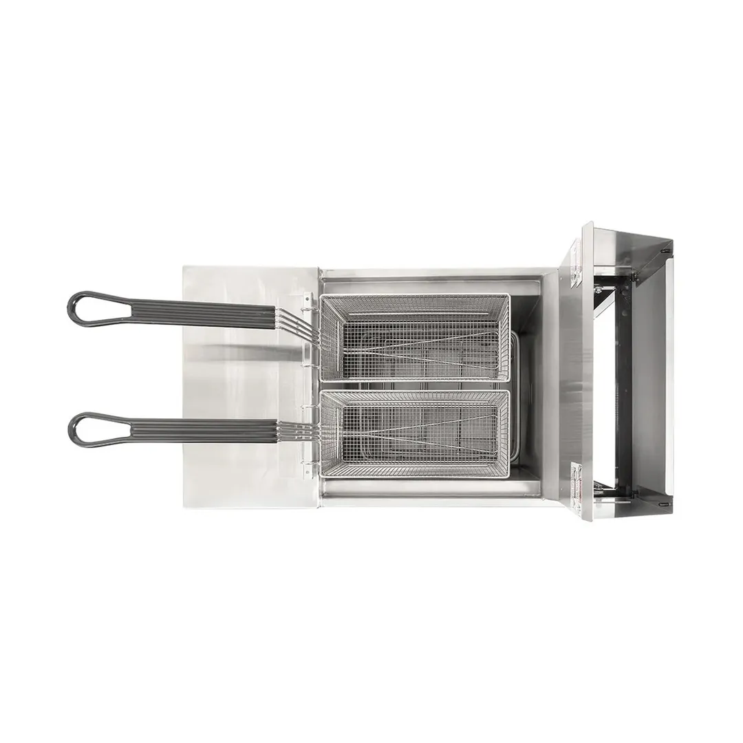 Henny Penny OFG321.01 17" Floor Model Gas Fryer, Natural Gas, 65 lb.