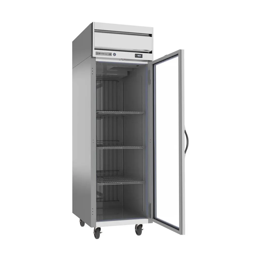 Beverage Air HF1HC-1G 26" 1-Glass Door Reach-In Freezer, Top Mounted, 21.06 cu. ft.